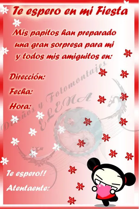 Tarjetas de pucca - Imagui