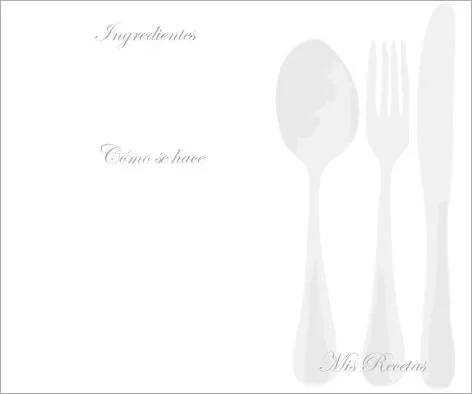 Tarjetas para recetas. Recipe Cards. - Paperblog