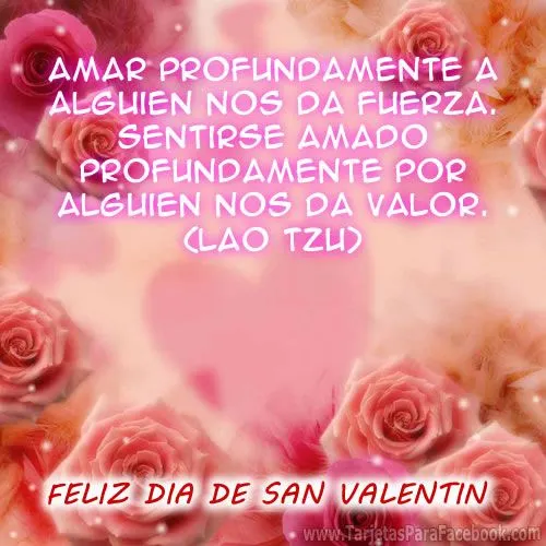 Postales para el día de san Valentín 2014 | Mi amor... Te amo !