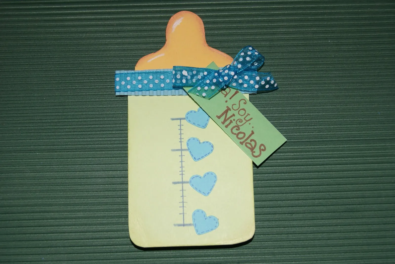 Tarjetas en scrapbook para baby shower - Imagui