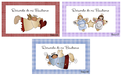 Tarjetas para souvenirs del bautismo para imprimir - Imagui