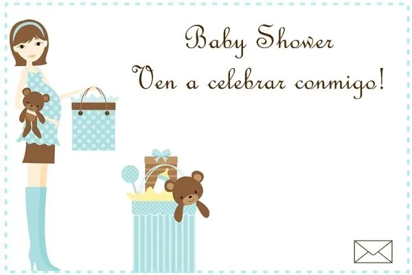 Tarjetas virtuales gratis de invitación a baby shower para enviar ...