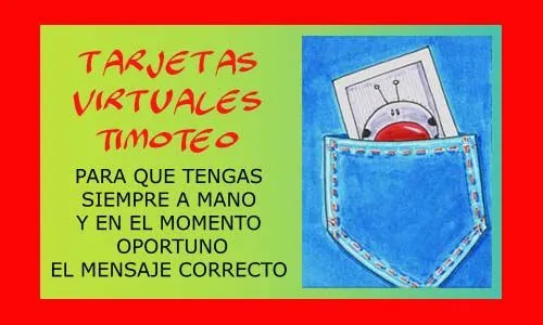 TARJETAS VIRTUALES GRATIS TIMOTEO | TIMOTEO