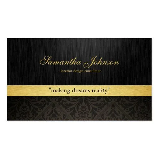 Tarjetas de visita elegantes profesionales del dam de Zazzle.