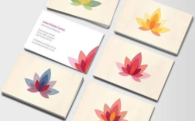 Tarjetas de Visita Holistic Lotus