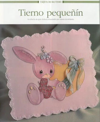 Tarjeteria española con patrones de baby shower - Imagui