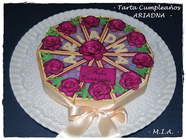 tarta de cumpleanos | Aprender manualidades es facilisimo.