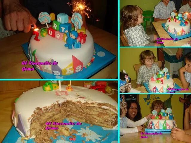 Tarta cumpleaños pocoyo - Paperblog