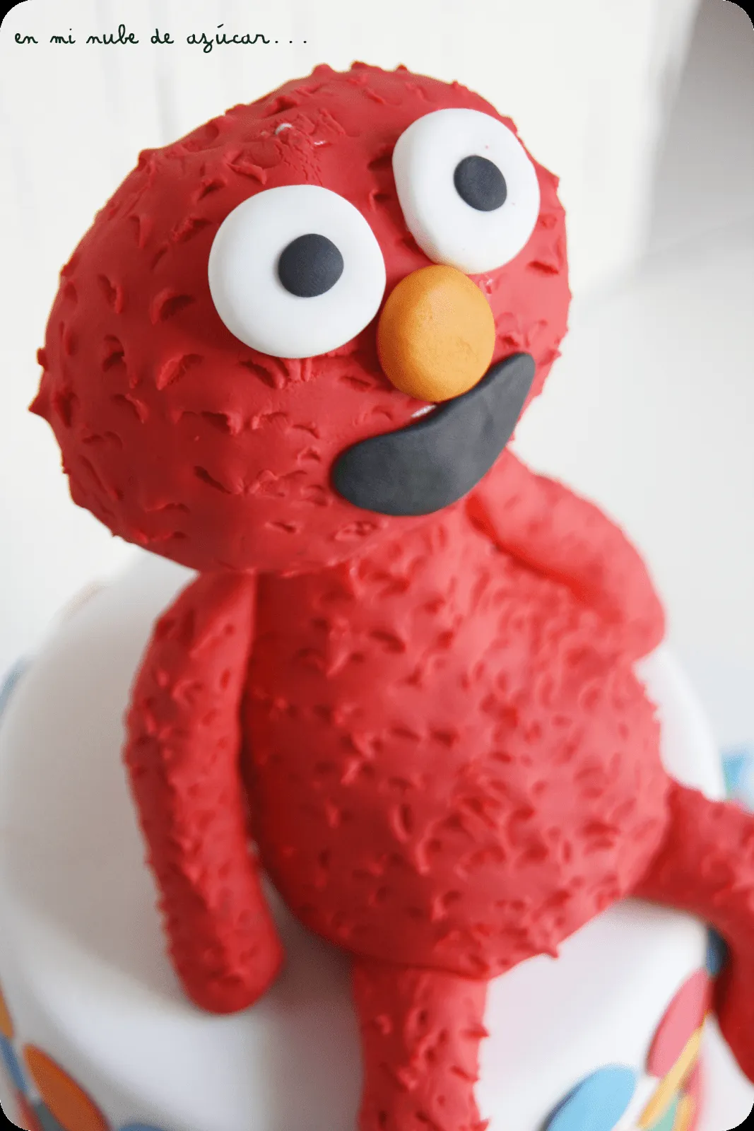 Tarta decorada Elmo ~ En mi nube de azucar....