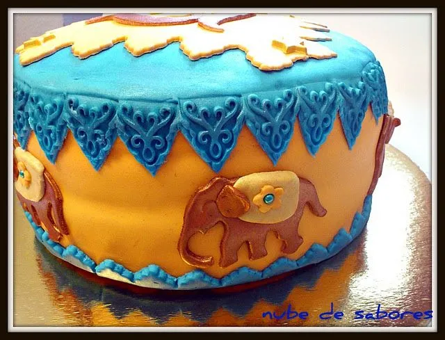 TARTA FONDANT HINDÚ - RELLENOS PARA TARTAS FONDANT | Nube de Sabores