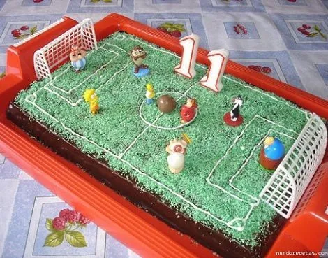 Tarta de fútbol