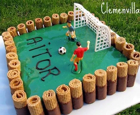 Tarta de fútbol