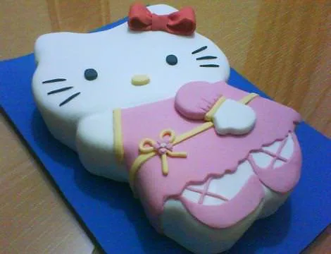 Torta de la cara de Kitty - Imagui