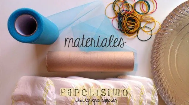 Tarta de pañales. Regalo para bebé - Papelisimo