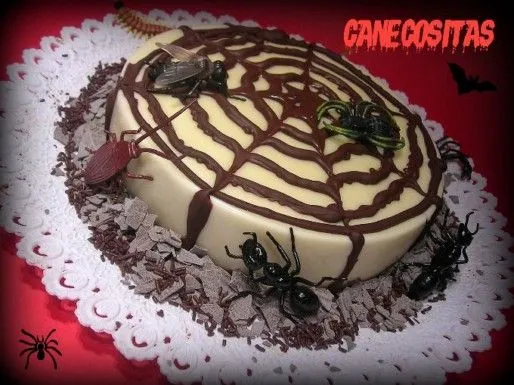 Tarta de queso rápida (disfrazada de Halloween ...