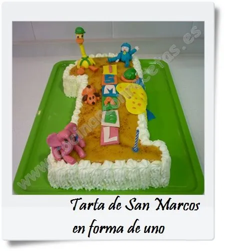 TARTA SAN MARCOS EN FORMA DE NUMERO UNO PASO A PASO | Cocinar Con ...