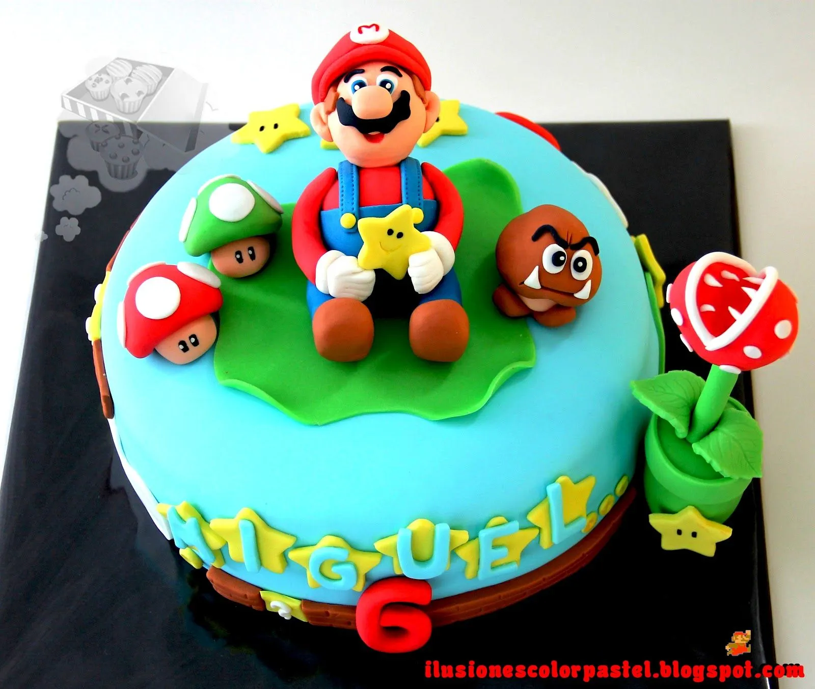 Tarta Super Mario Bros | Ilusiones Color Pastel