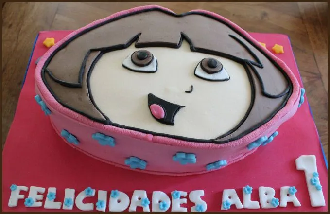 TartaFantasía: Tarta Cara de Dora la Exploradora