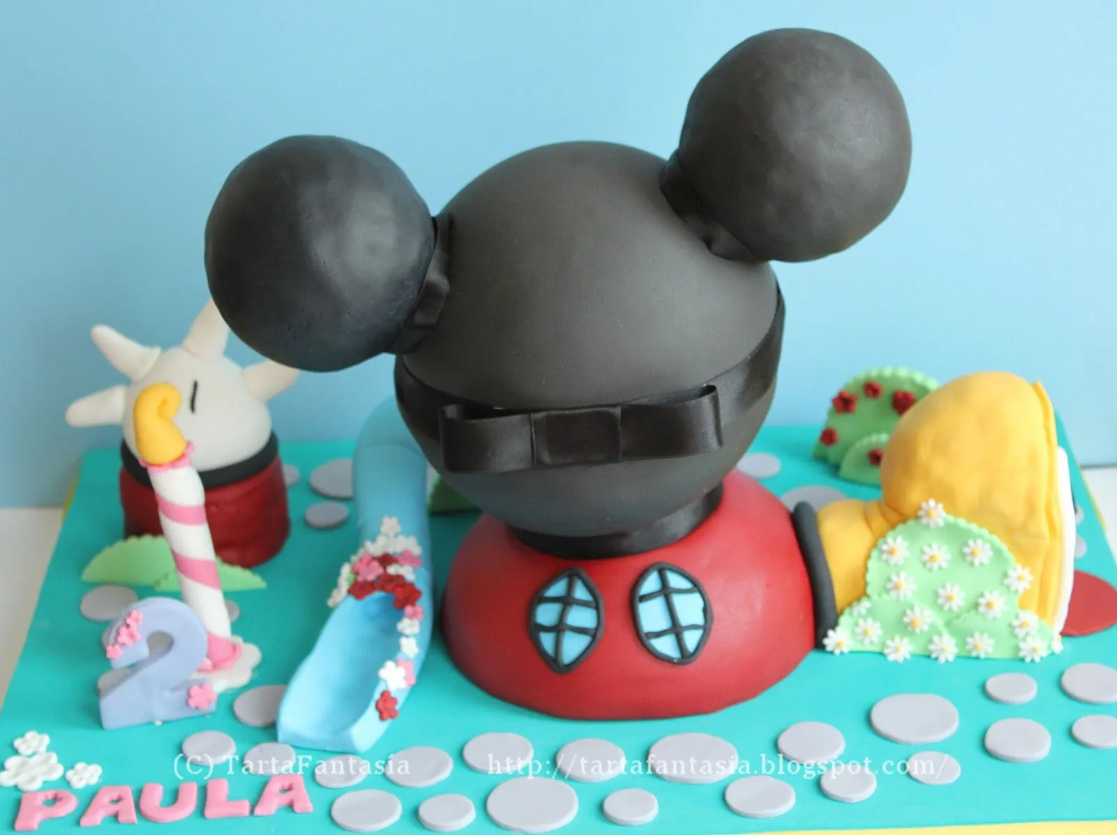 TartaFantasía: Tarta La Casa de Mickey Mouse