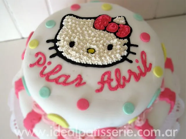 Tortas con motivos de Hello Kitty - Imagui