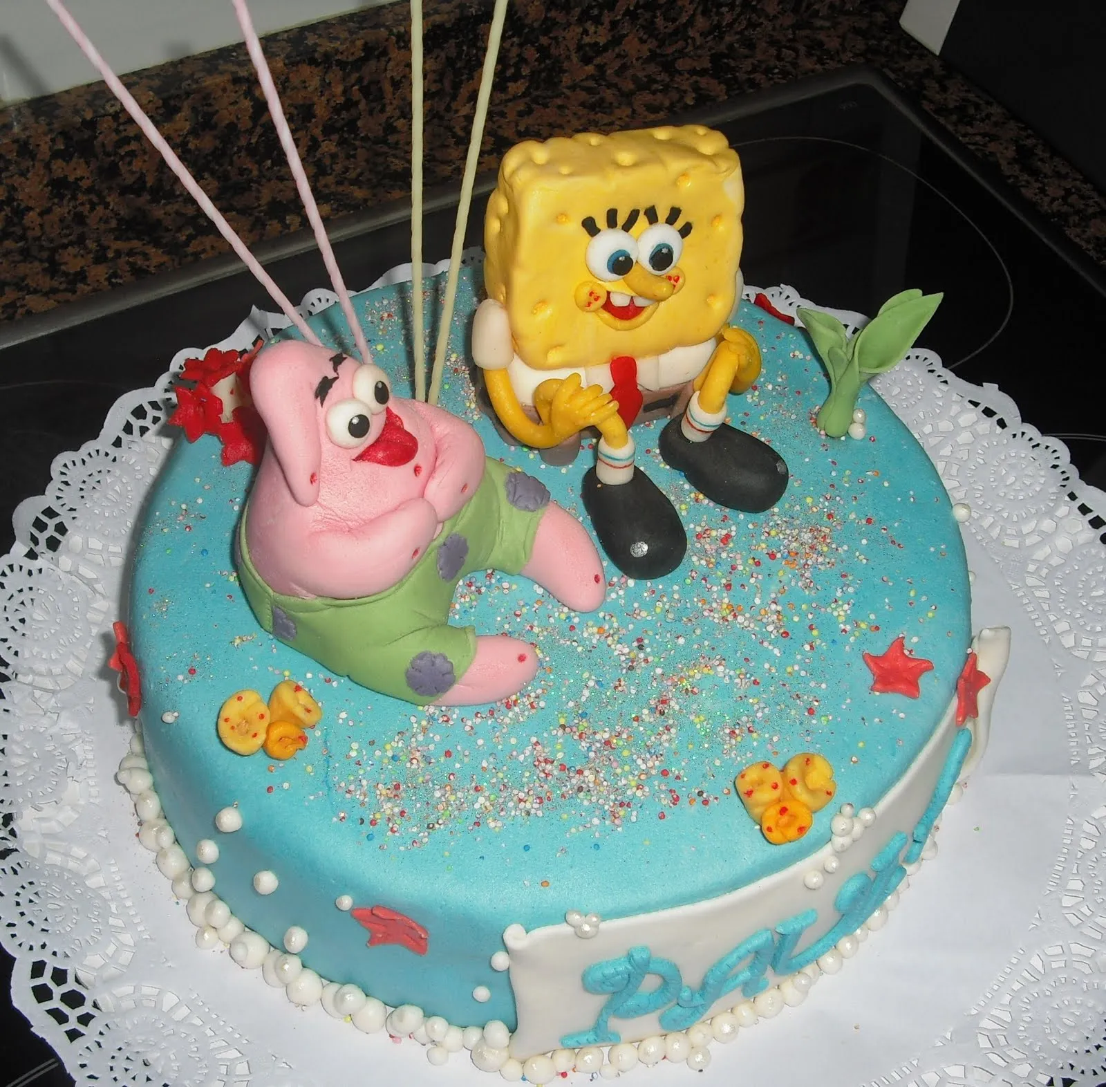 LAS TARTAS DE ELENA: BOB ESPONJA & PATRICIO ESTRELLA,EN FONDO DE ...