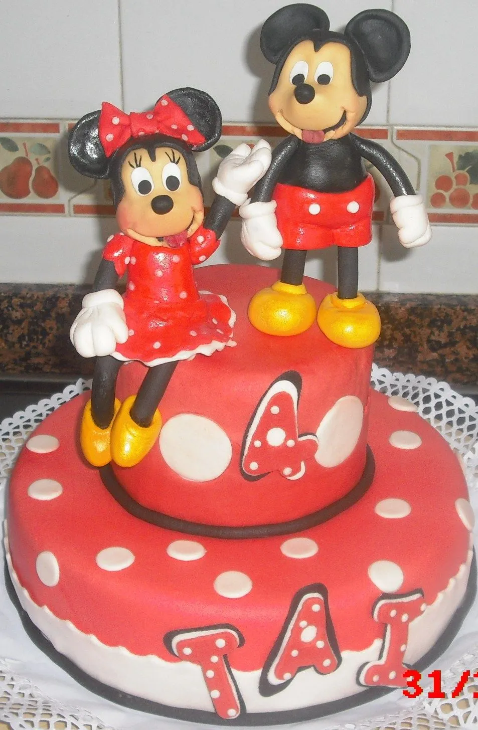 LAS TARTAS DE ELENA: MINNIE Y MICKEY MOUSE.