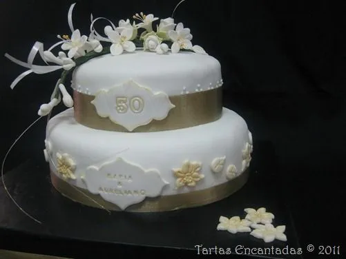 TartaS EncantadaS: Tarta “Bodas de Oro”