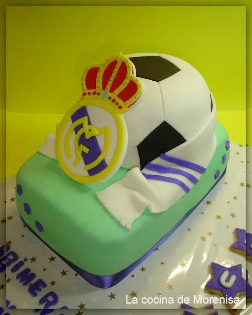 Tartas fondant sin azucar thermomix del real madrid - Receto