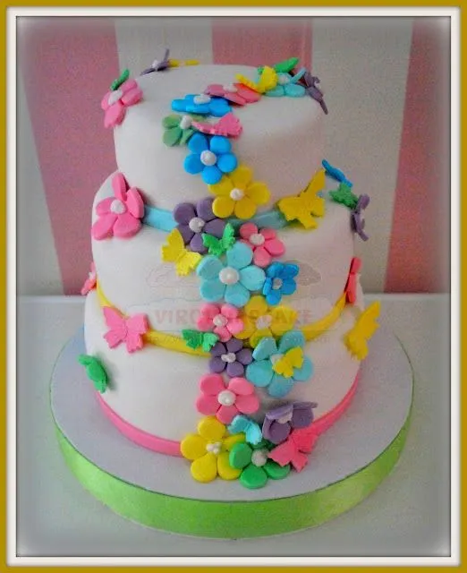 Tartas y Galletas decoradas con fondant, Infantiles