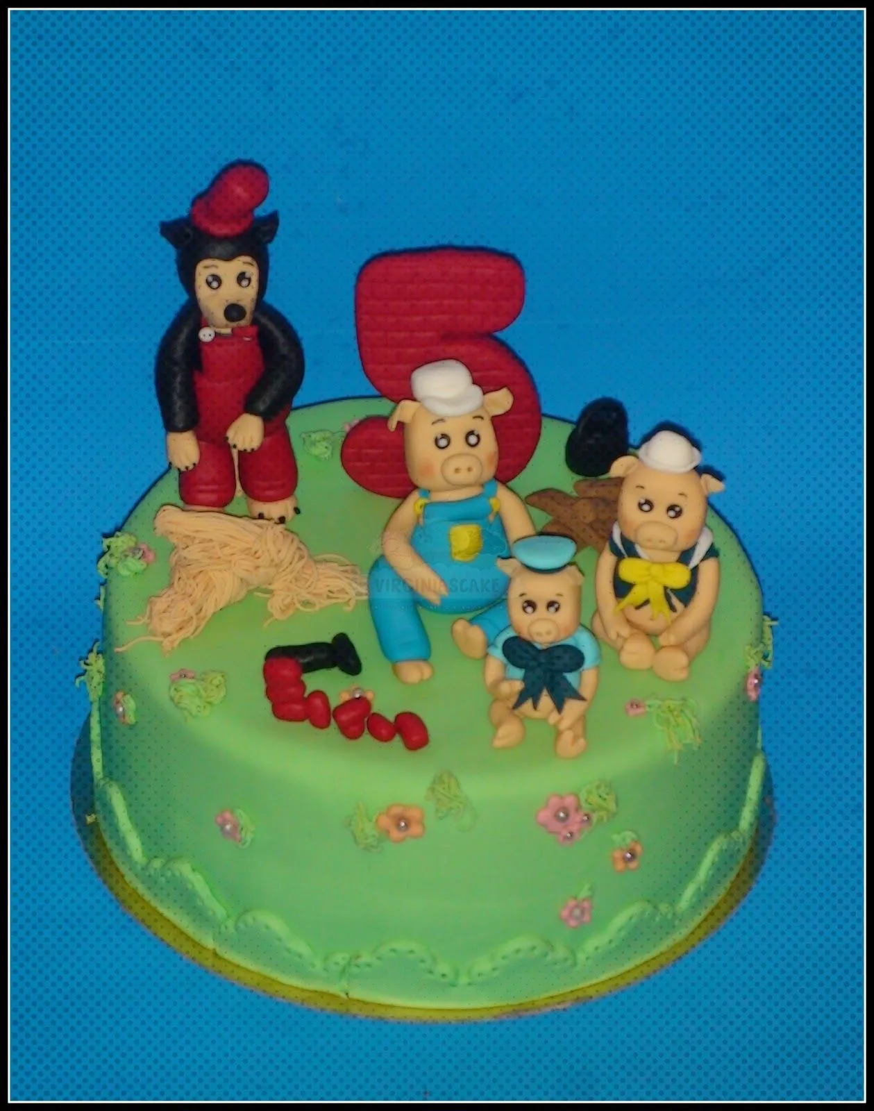 Tartas y Galletas decoradas con fondant, Infantiles