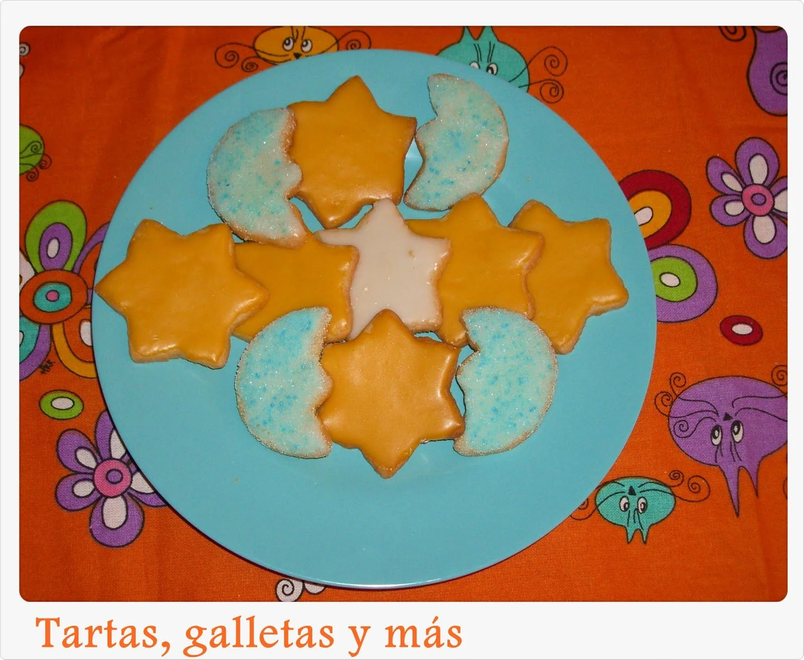 Tartas, galletas y más: La galleta de la semana: Estrellas glaseadas