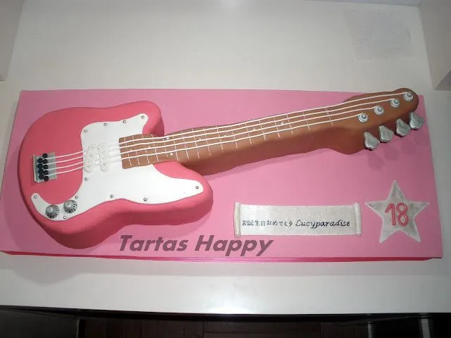 Tartas Happy: TARTA GUITARRA ELECTRICA