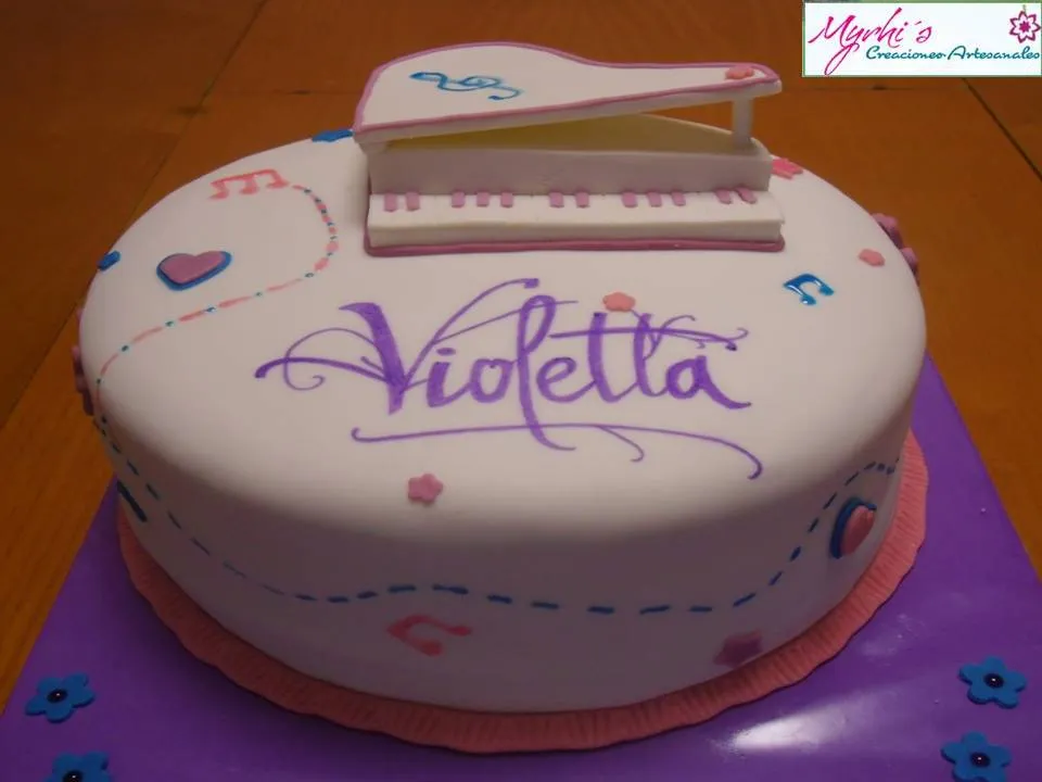 RELLENO PARA TARTAS DE FONDANT Y TARTA VIOLETTA ...