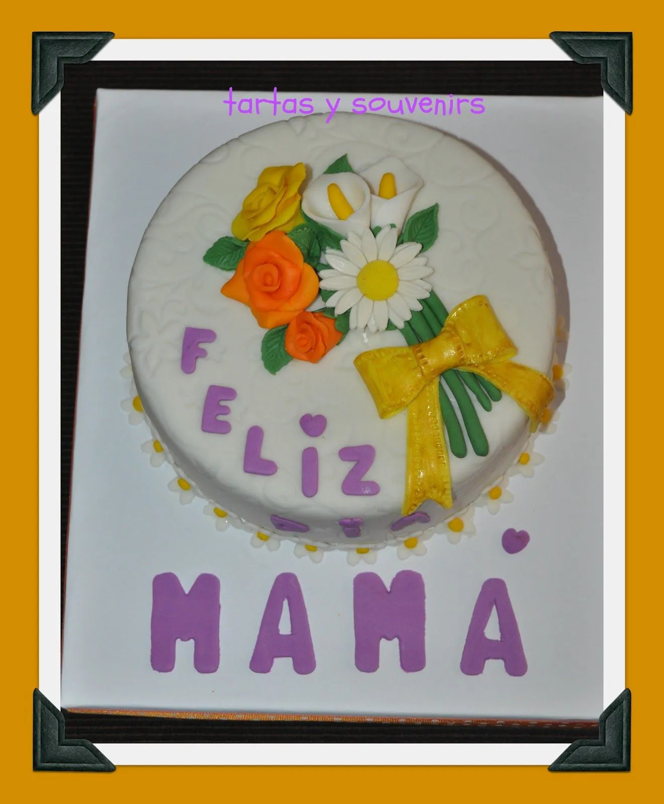 Tartas y Souvenirs: Tarta para el día de la madre