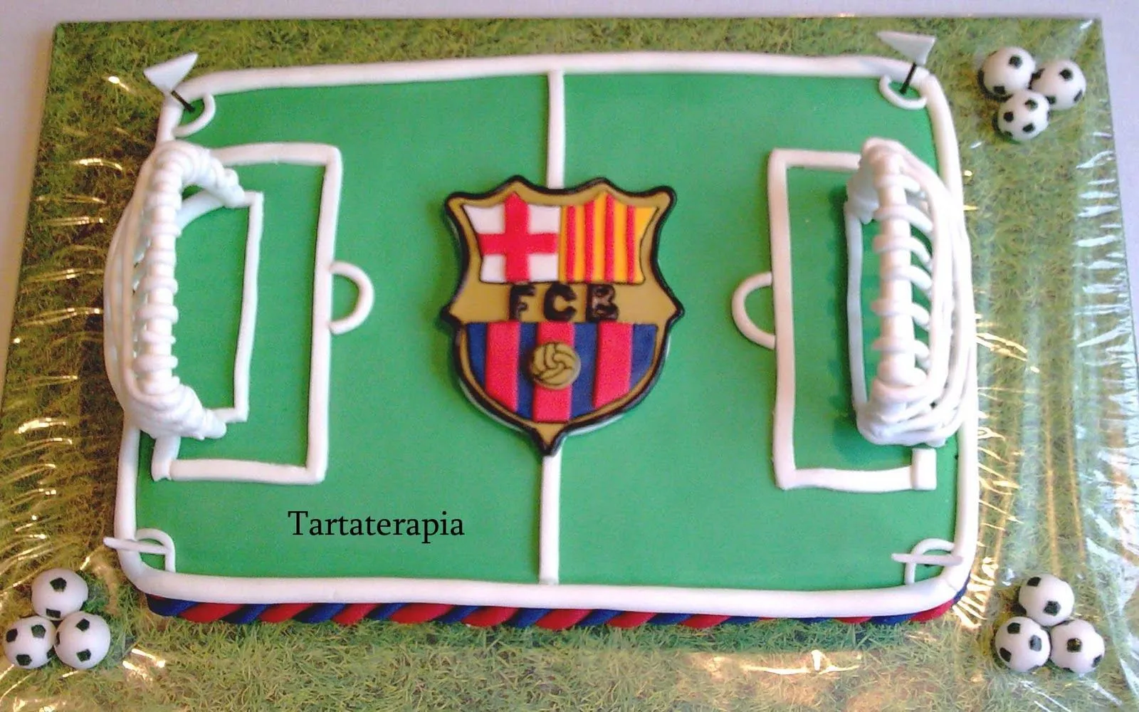 TARTATERAPIA: Tarta "Campo de Futbol" (Cualquier Equipo)