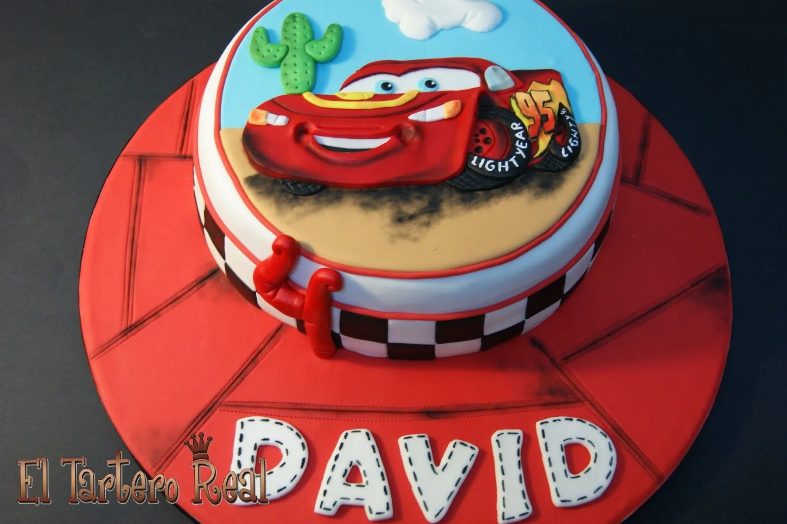 El Tartero Real: Tarta Rayo Mcqueen