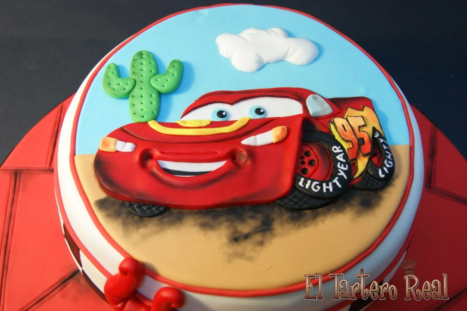 El Tartero Real: Tarta Rayo Mcqueen