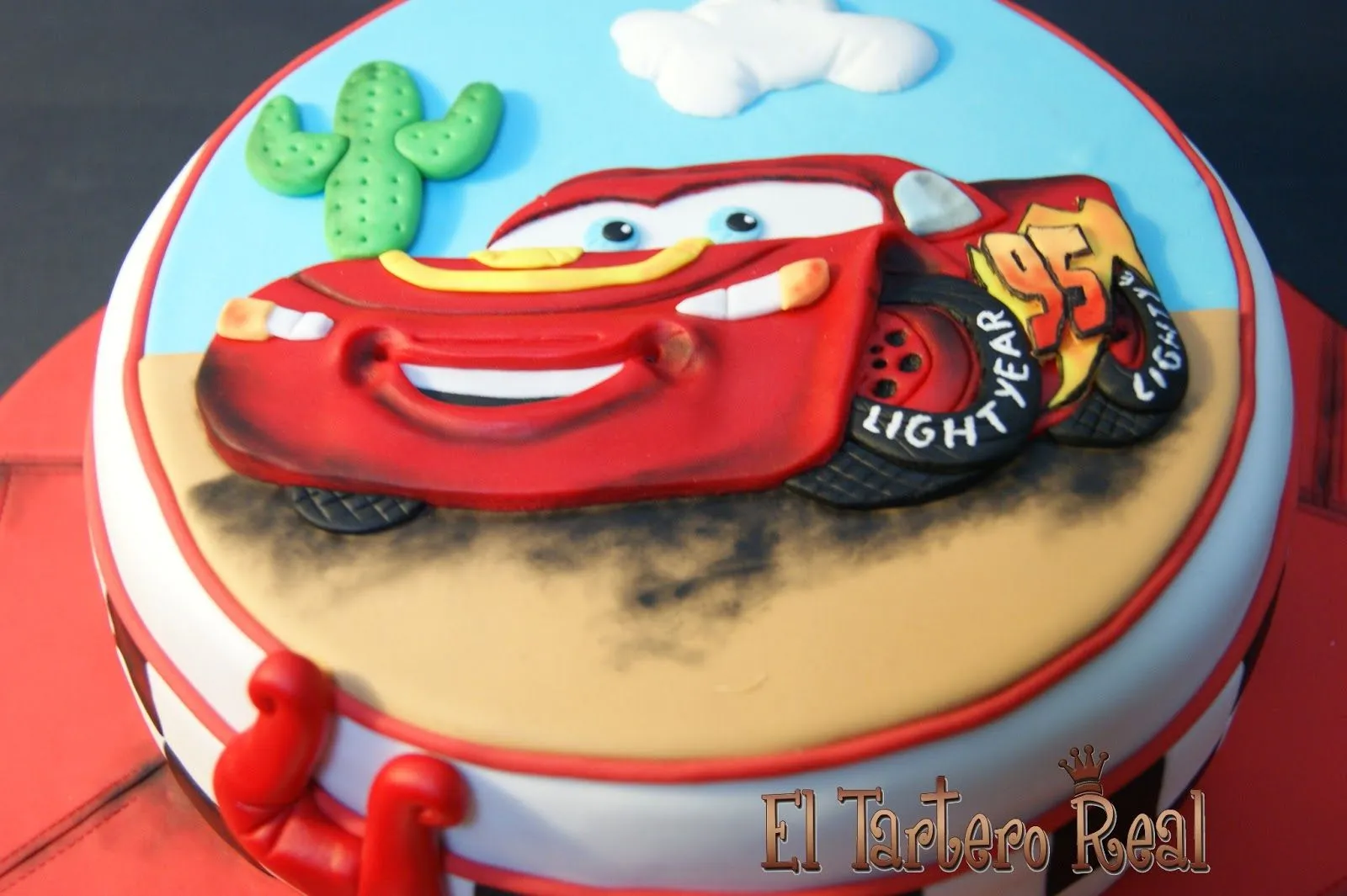 El Tartero Real: Tarta Rayo Mcqueen