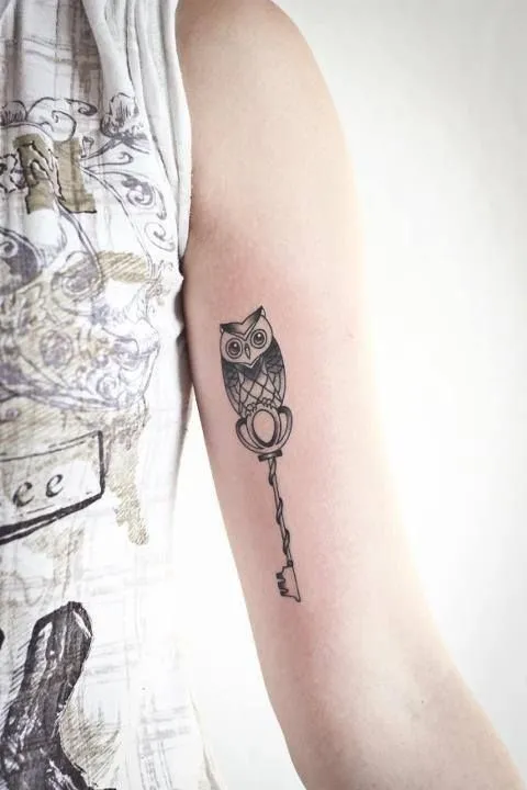 Búho Tatto | dovme | Pinterest