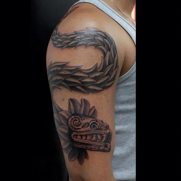 Tattoo by Goethe Mier at Prehispanic Images in Fontana, CA ...