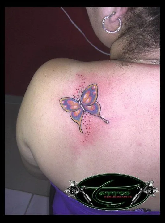 Tattoo Dermographic: DISEÑOS DE MARIPOSA