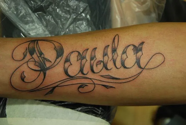 tattoo nombre paula | Flickr - Photo Sharing!