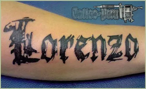 tattoo peru: Letras góticas para tatuajes