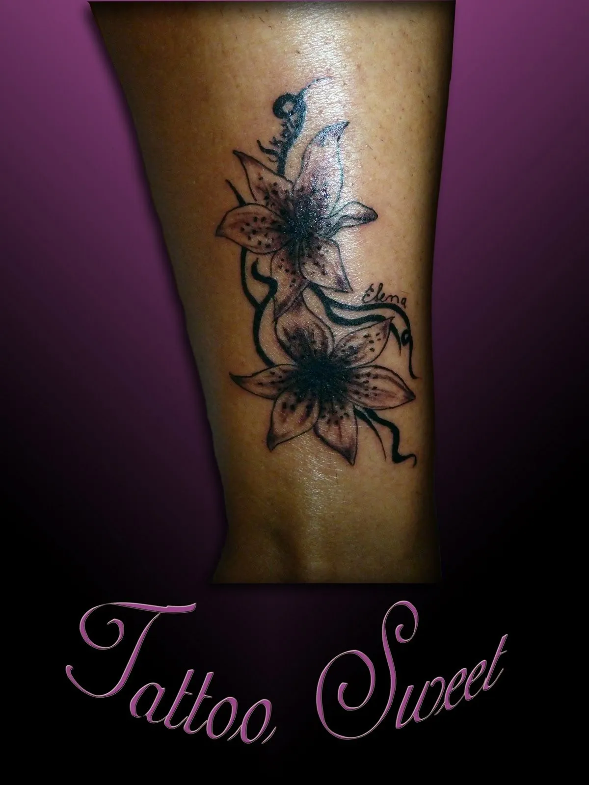 tattoo sweet: flores tribal