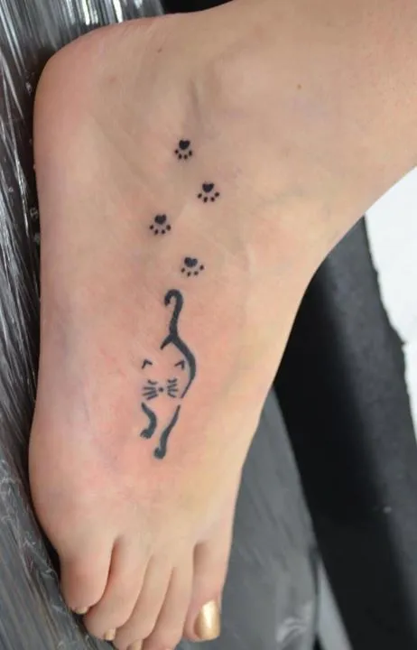 Tatuaje De Gato en Pinterest | Diseños De Tatuaje De Gato ...