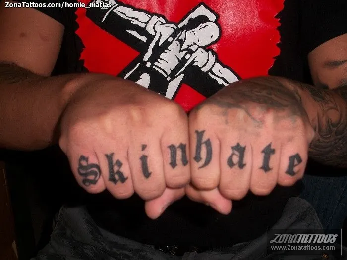 Tatuaje de Homie_matias - Mano Dedos Letras