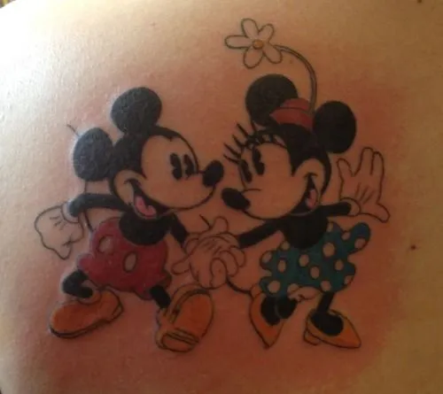 My new tattoo! Vintage Mickey and Minnie Mouse on... - disneyink