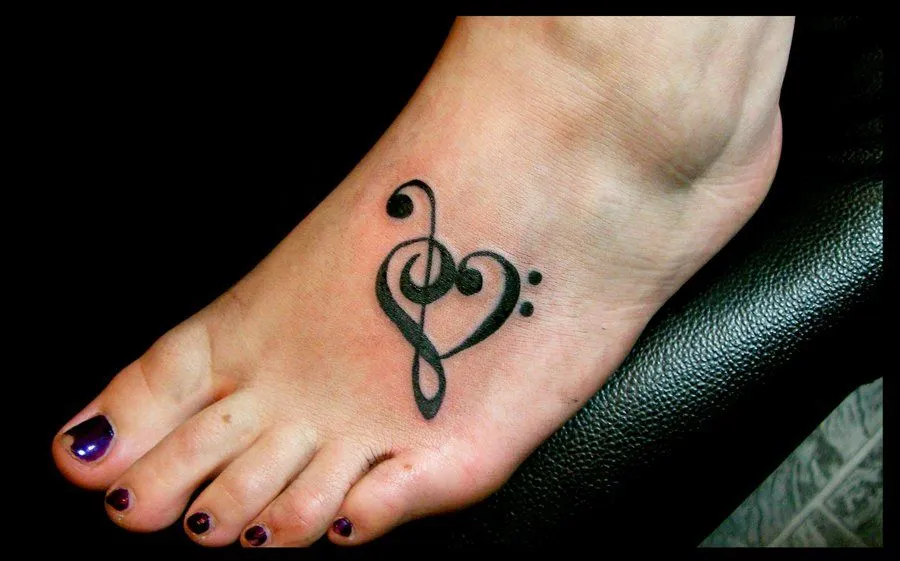 Tatuaje de Notas Musicales | DISEÑOS DE TATUAJES