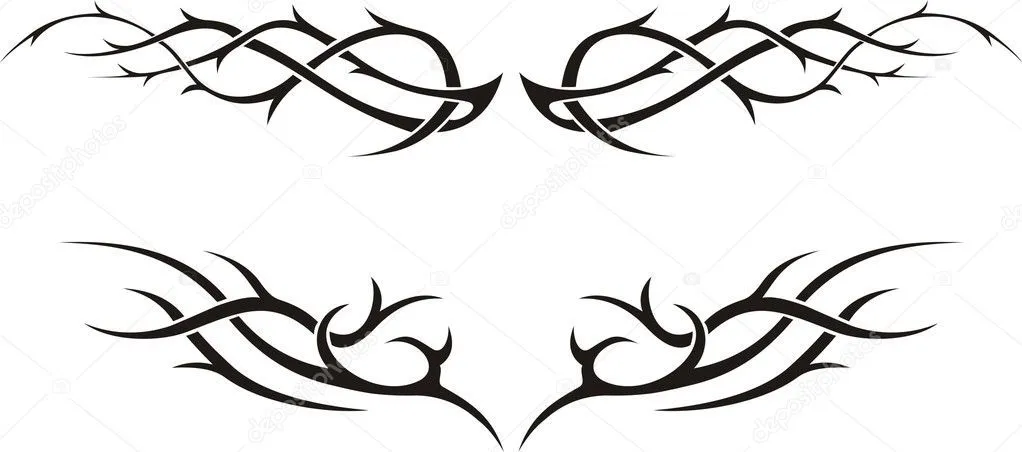 tatuaje tribal vector — Vector stock © kaetana #