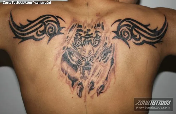 Tatuaje de vanesa26 - Tigres Tribales Animales